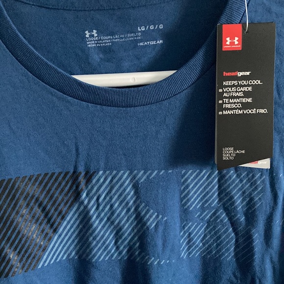 Under armour blue t shirt. Size large. Brand new - Picture 2 of 3